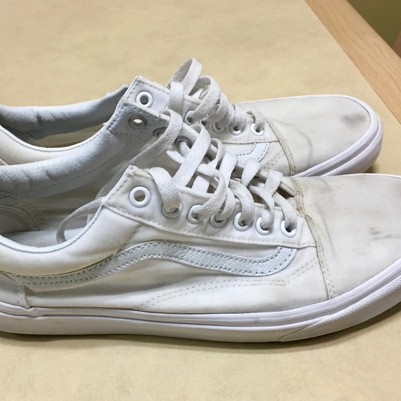 vans shoes white mens